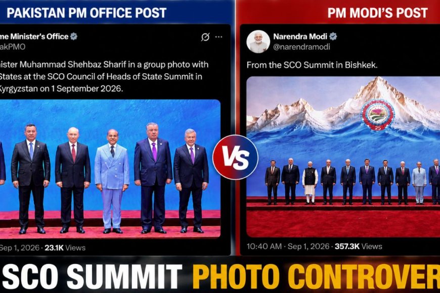 SCO SUMMIT: மோடி பகிர்ந்த அசல் படம்... பாகிஸ்தான் பதிவால் வெடித்த புதிய விவாதம்!