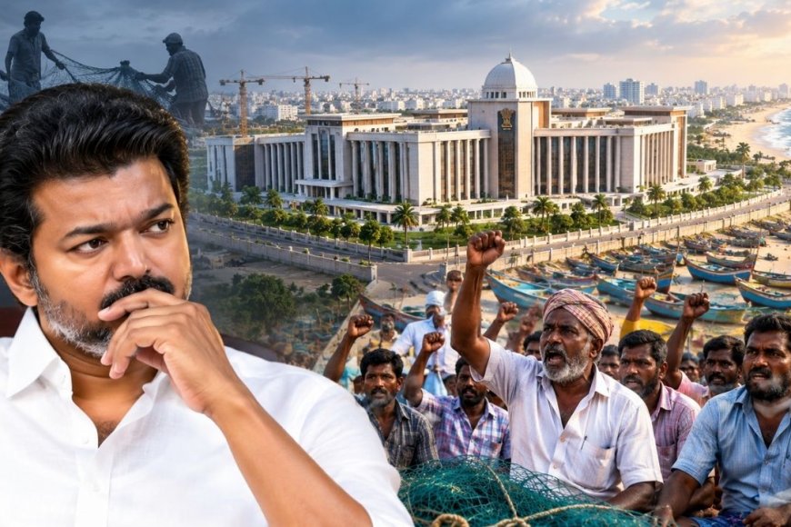 பட்டினப்பாக்கத்தில் புதிய தலைமைச் செயலகம்... விஜய்க்கு எதிராக திரளும் மீனவர்கள்!