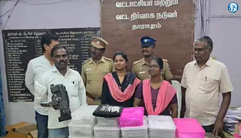 தாராபுரம் அருகே ரூ.60 லட்சம் மதிப்பிலான 24 கிலோ வெள்ளி பொருட்கள் பறிமுதல்