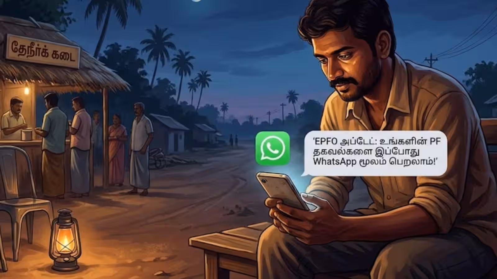 PF உறுப்பினர்களுக்கு நற்செய்தி : EPFO வின் புதிய வாட்ஸ்அப் சேவை பயன்பாட்டு வழிகாட்டி