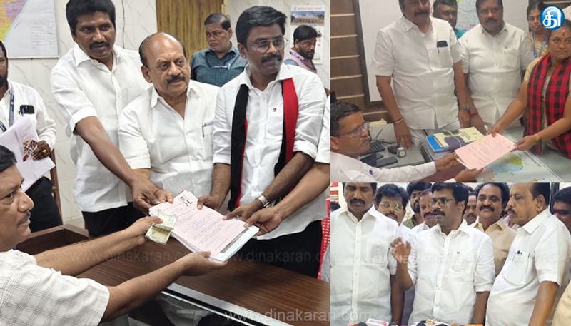 மதுராந்தகம், தாராபுரம் இடைத்தேர்தல்; வேட்பு மனு தாக்கல் செய்த திமுக வேட்பாளர்கள்