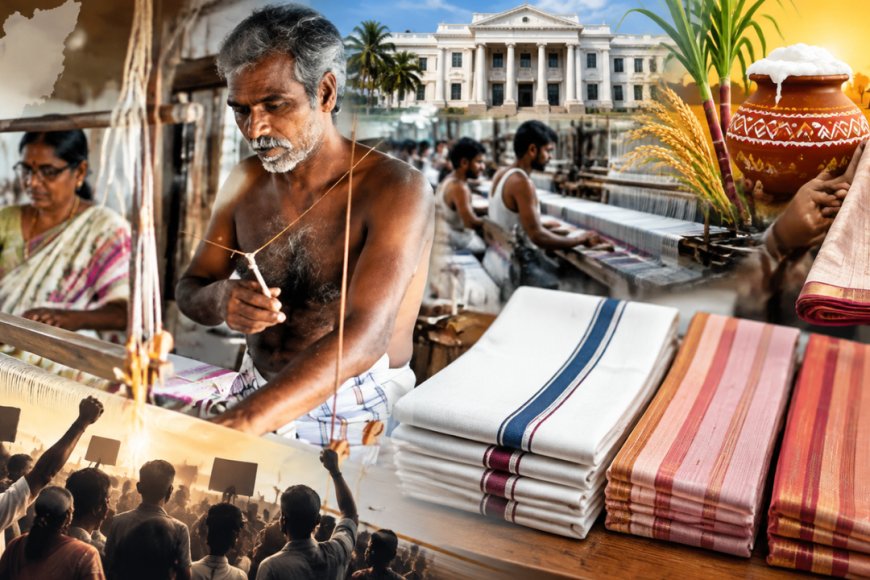 பொங்கல் புத்தாடை தயாரிப்பில் சிக்கல்?...நெசவாளர்களின் கோரிக்கையை அரசு கேட்குமா?