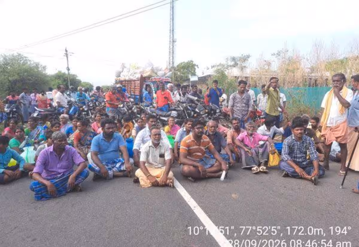  குடிநீர் வழங்கக் கோரி மக்கள் மறியல்