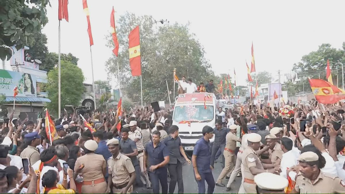 மதுராந்தகம் தொகுதியில் முதலமைச்சர் விஜய் ரோடுஷோ