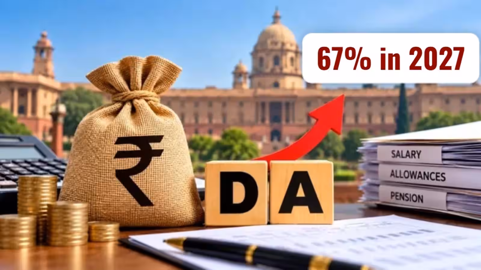 மத்திய அரசு ஊழியர்களுக்கு ஜாக்பாட்! 2027 ஜனவரியில் 67%-ஐ எட்டும் அகவிலைப்படி?