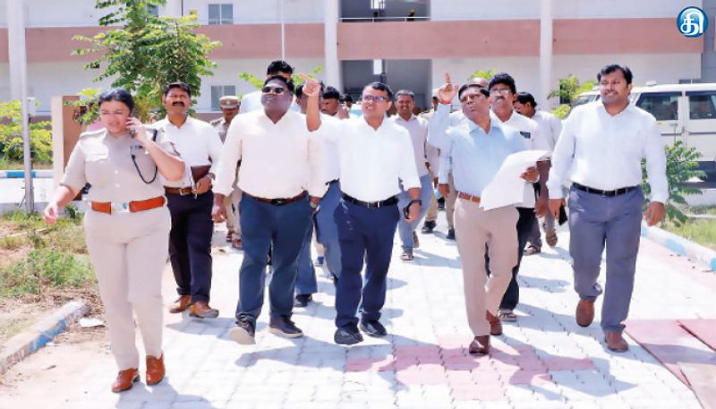 செங்கல்பட்டு அருகே வாக்கு எண்ணும் மையத்தில் 3 அடுக்கு பாதுகாப்பு: மாவட்ட எஸ்பி அய்மன் ஜமால் தகவல்