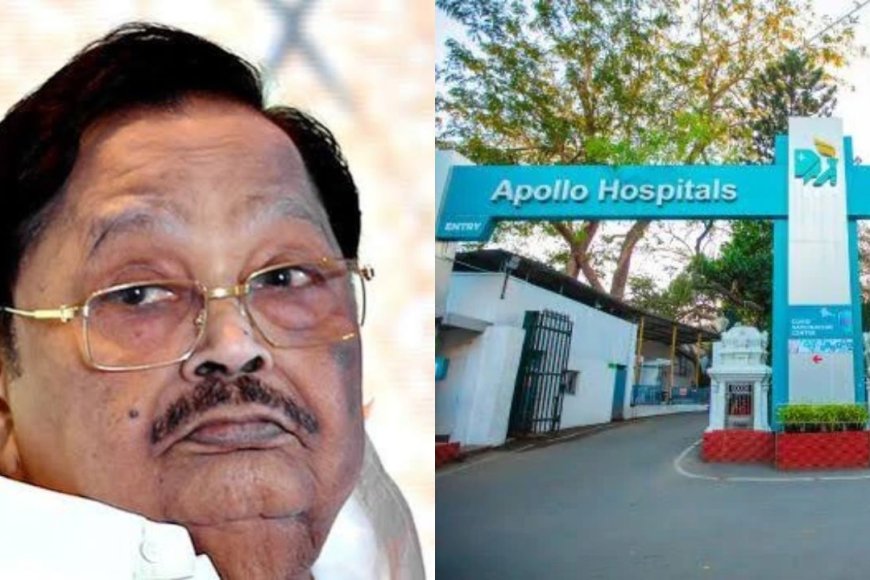 துரைமுருகனுக்கு திடீர் உடல்நலக் குறைவு? மருத்துவமனையில் அனுமதி !