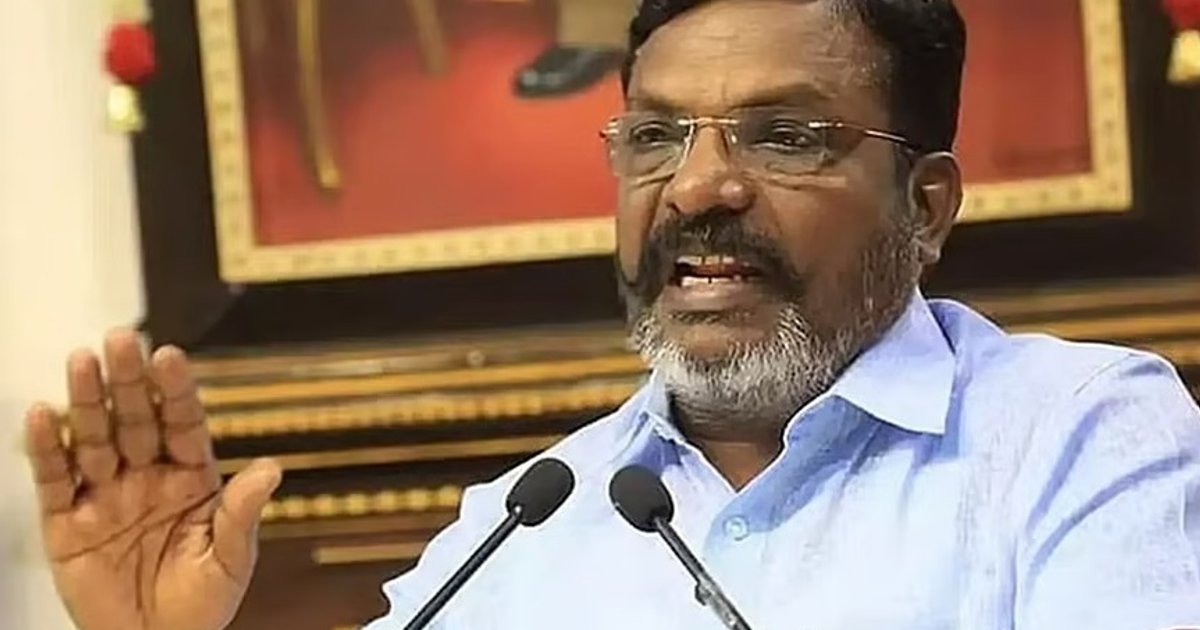 தமிழக அமைச்சரவையிலிருந்து விசிகவை வெளியேற்ற முயற்சி: திருமாவளவன்