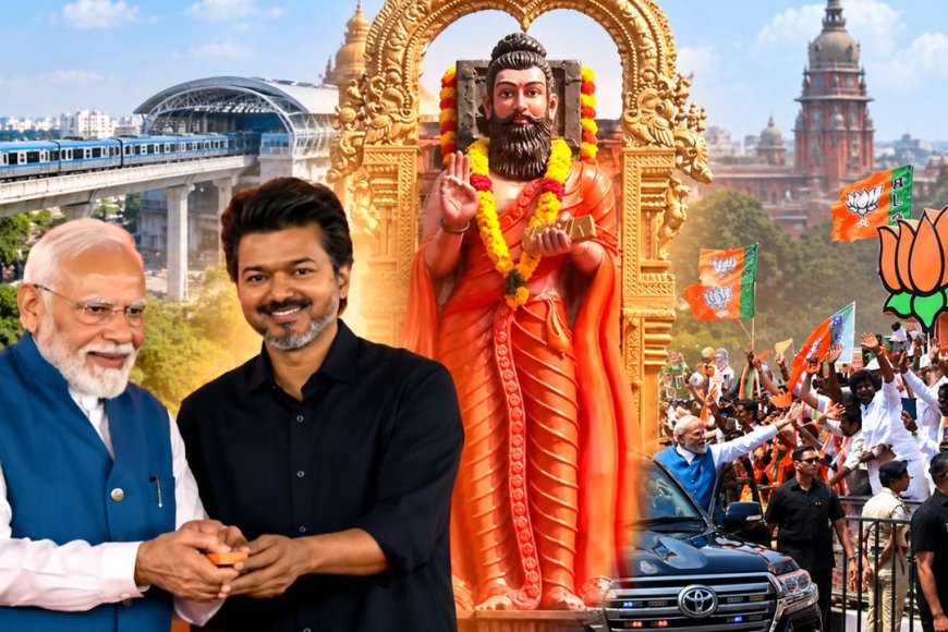 பாஜகவையும் காவியையும் பிரிக்கவே முடியாது போல...! மீண்டும் சர்ச்சையில் திருவள்ளுவர் சிலை!
