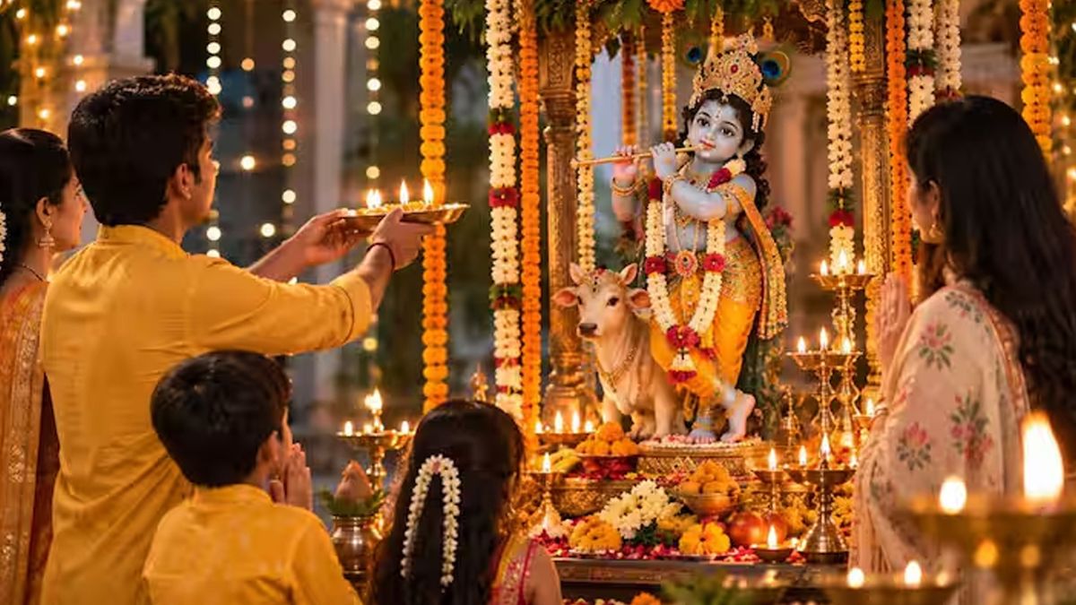 நாடு முழுவதும் கிருஷ்ண ஜெயந்தி கோலாகலமாக கொண்டாட்டம்.. டெல்லியில் பலத்த பாதுகாப்பு