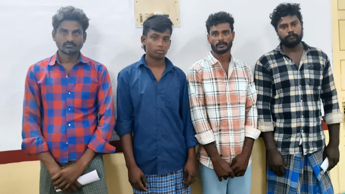 இபிஎஸ் விவசாய கிணற்றில் மின் வயர் திருட்டு; 4 பேர் கைது