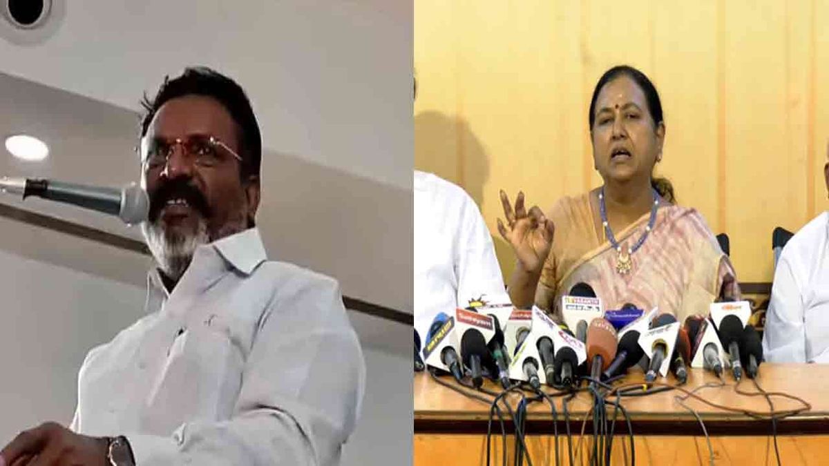 “அமைச்சர் பதவிக்காக விசிக வெளியேறியது”