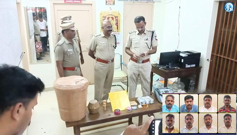 தங்க தகடு விற்பதாக கூறி 48 லட்சம் மோசடி செய்து ஏமாற்றிய வழக்கில் 2 காவலர்கள் உட்பட 8 பேர் கைது
