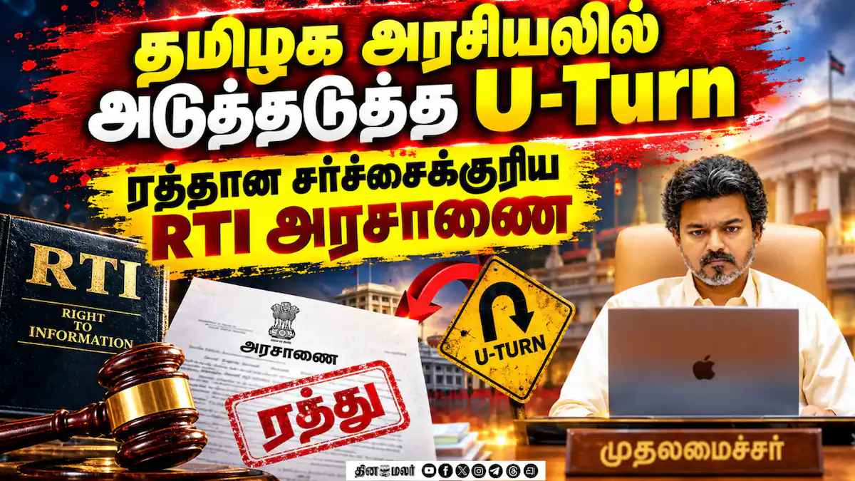 RTI அரசாணை விவகாரத்தில் அரசு இறங்கி வந்தது ஏன்? | Tamil Nadu RTI Controversy | Law and Order RTI