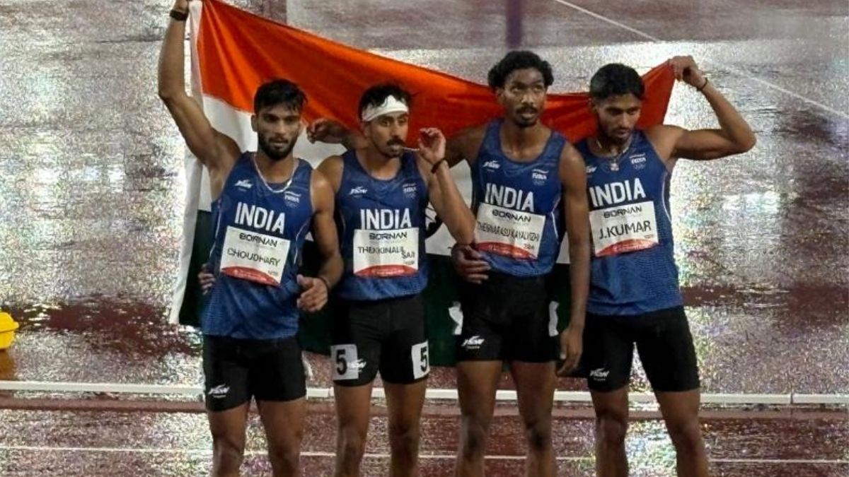 4x400 மீ ஆடவர் தொடர் ஓட்டத்தில் இந்தியாவுக்கு வெண்கலம்.. தங்கம் வென்று மிரட்டிய ஜப்பான்