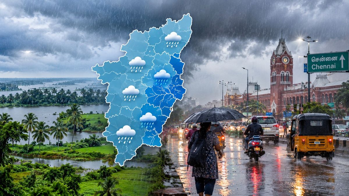 தமிழ்நாட்டில் இன்று கனமழைக்கு வாய்ப்பு.. சென்னையில் மாலையில் மழை பெய்யுமா?
