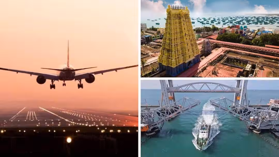 Rameswaram Airport : ராமேஸ்வரத்திற்கு விமானத்தில் பறக்கலாம்.! 600 ஏக்கர்... 70 கி.மீ... வெளியானது