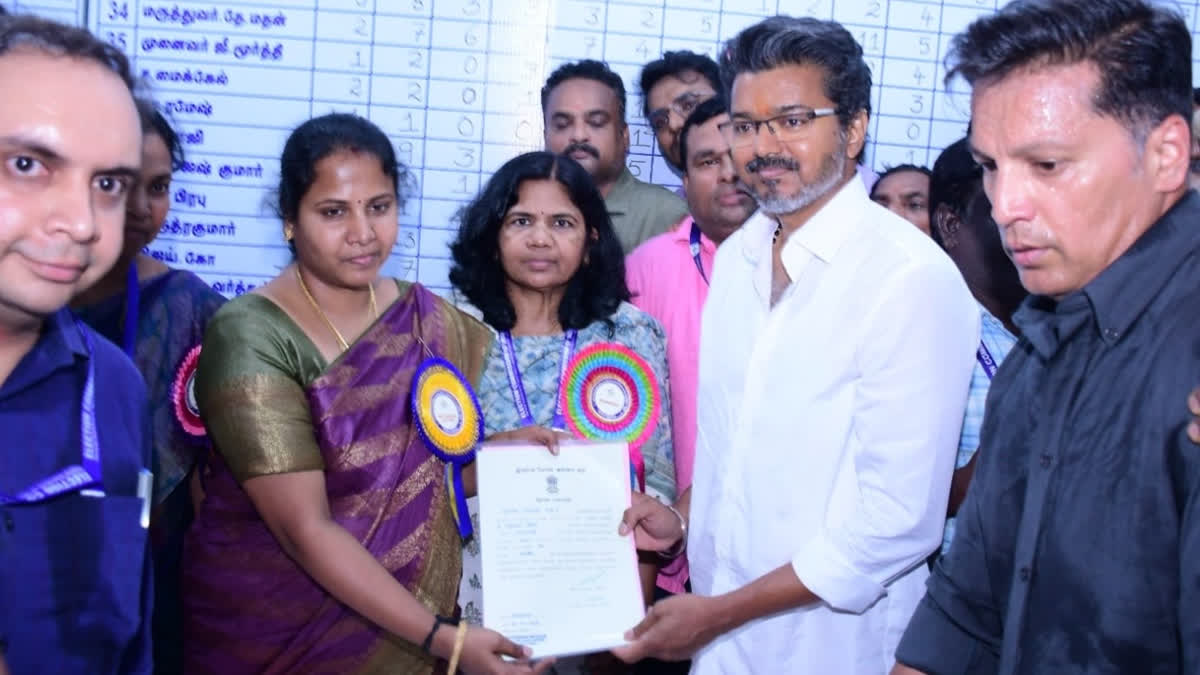 முதல்வர் விஜய் தாக்கல் செய்த வேட்பு மனு மீதான குற்றச்சாட்டில் எந்த ஆதாரமும் இல்லை