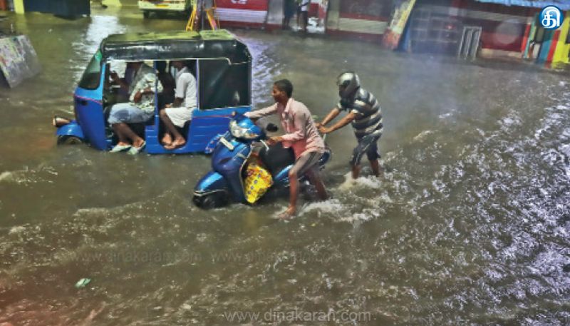 வடசென்னையில் மேக வெடிப்பு: பாரிமுனையில் 27 செ.மீ. மழை கொட்டித் தீர்த்தது
